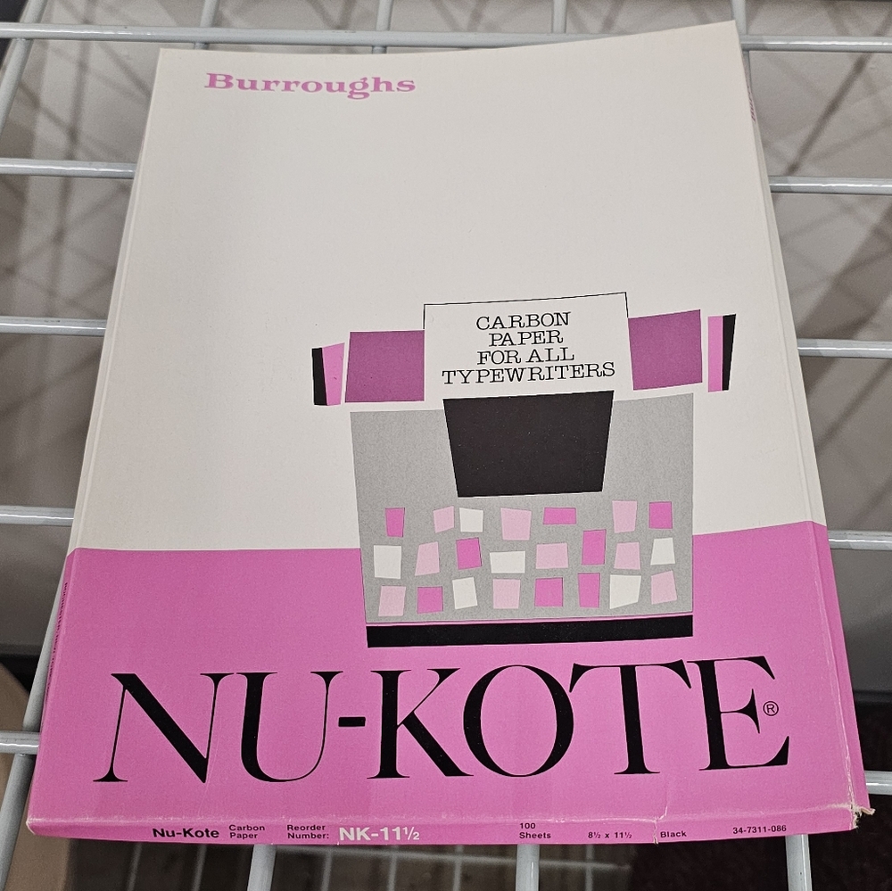 Nu-Kote Carbon Paper for Typewriters (27 Sheets)
